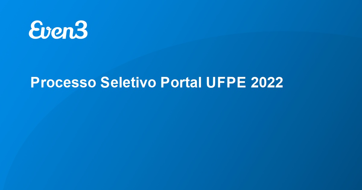 Portal UFPE