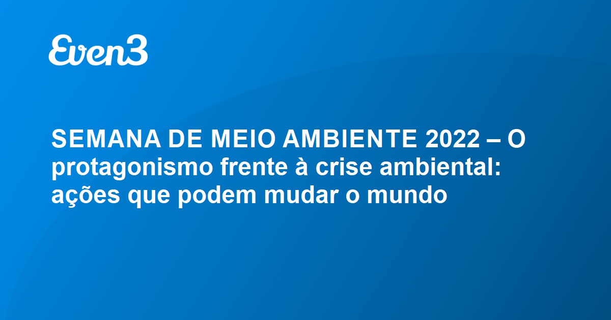 Ações Que Podem Mudar O Mundo Texto