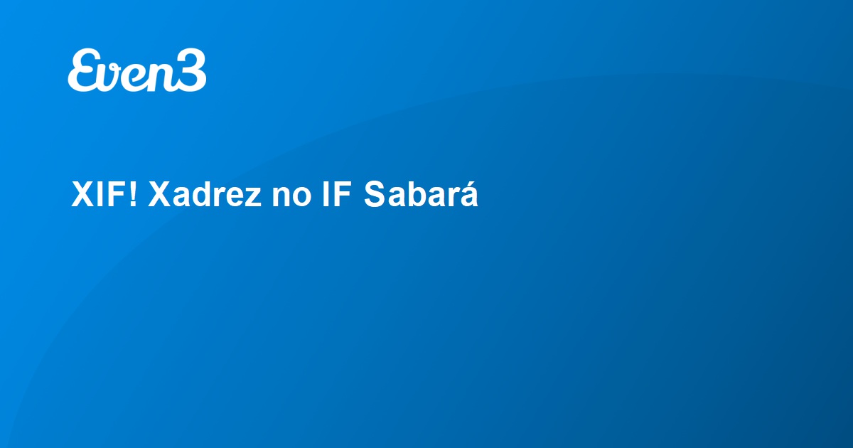 Oficina de Xadrez para iniciantes e intermediários com NexT 