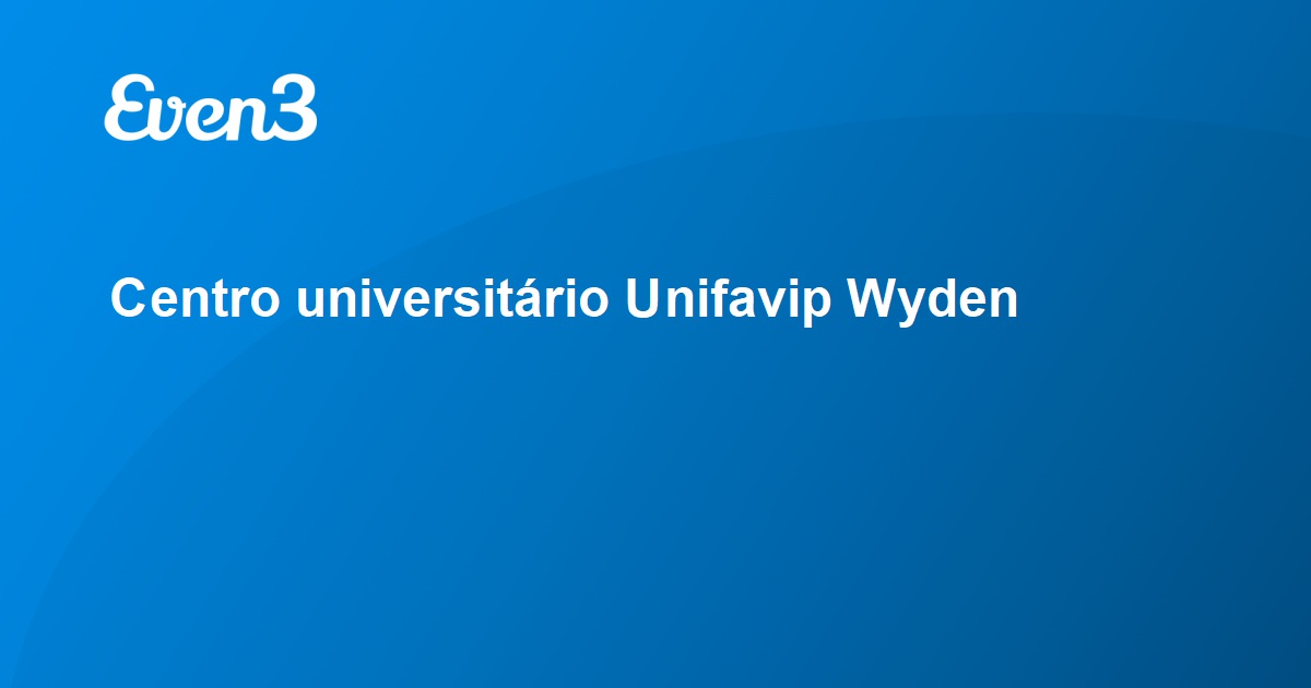 Centro Universitário Unifavip Wyden