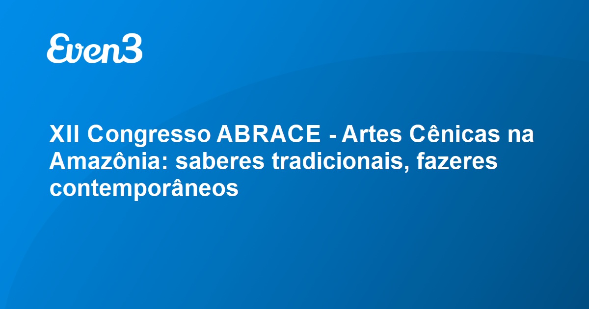 performance - Portal ABRACE